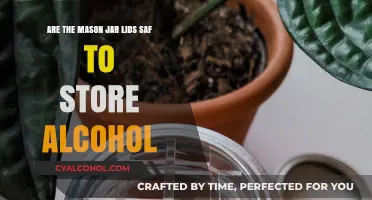 Mason Jar Lids: Safe Alcohol Storage?