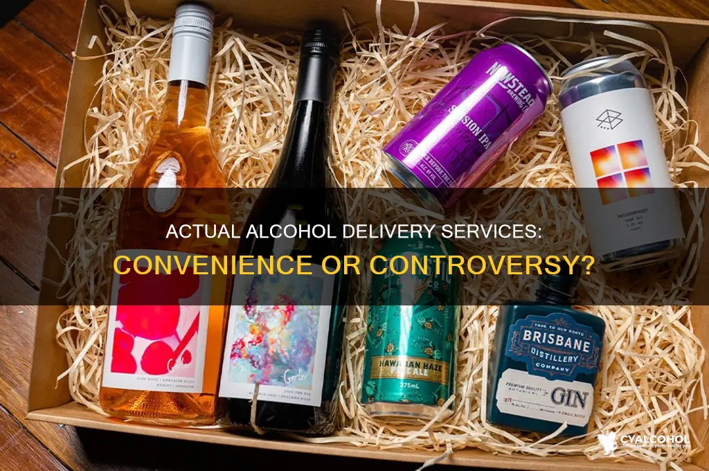 are there actual alcohol delivery services