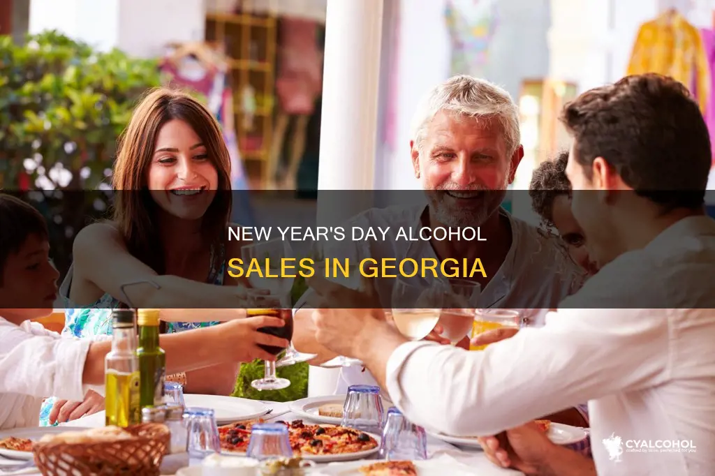 are there alcohol sales in georgia on new year