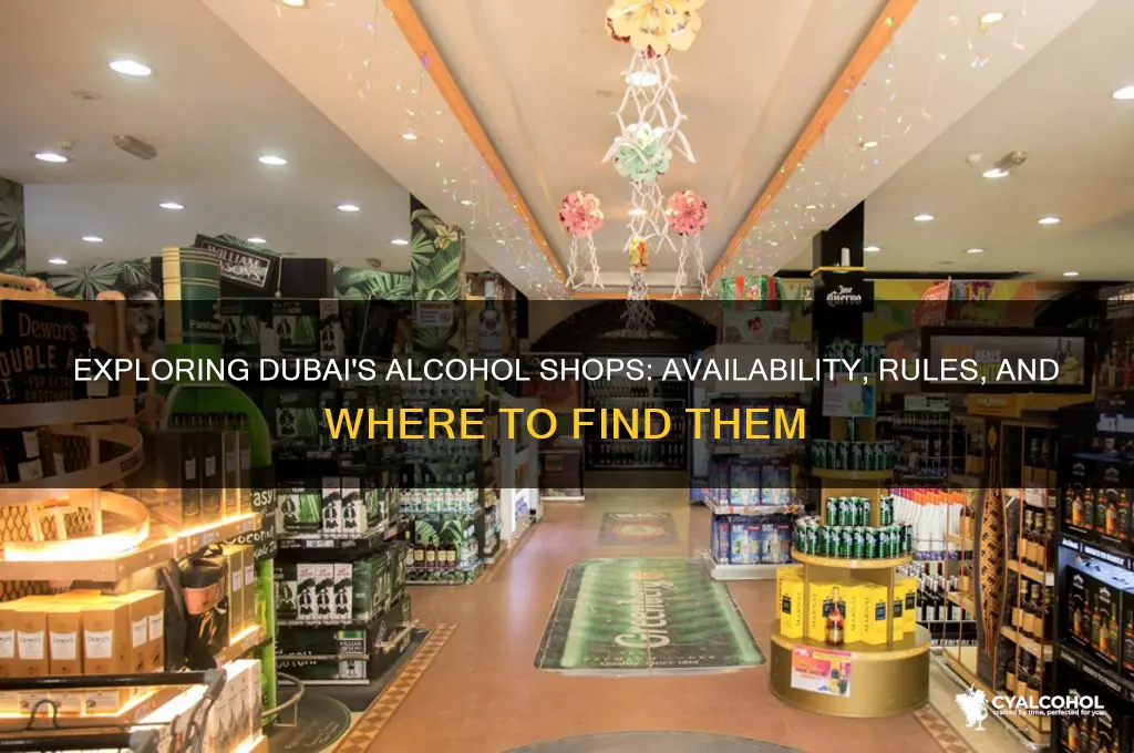 are there alcohol shops in dubai
