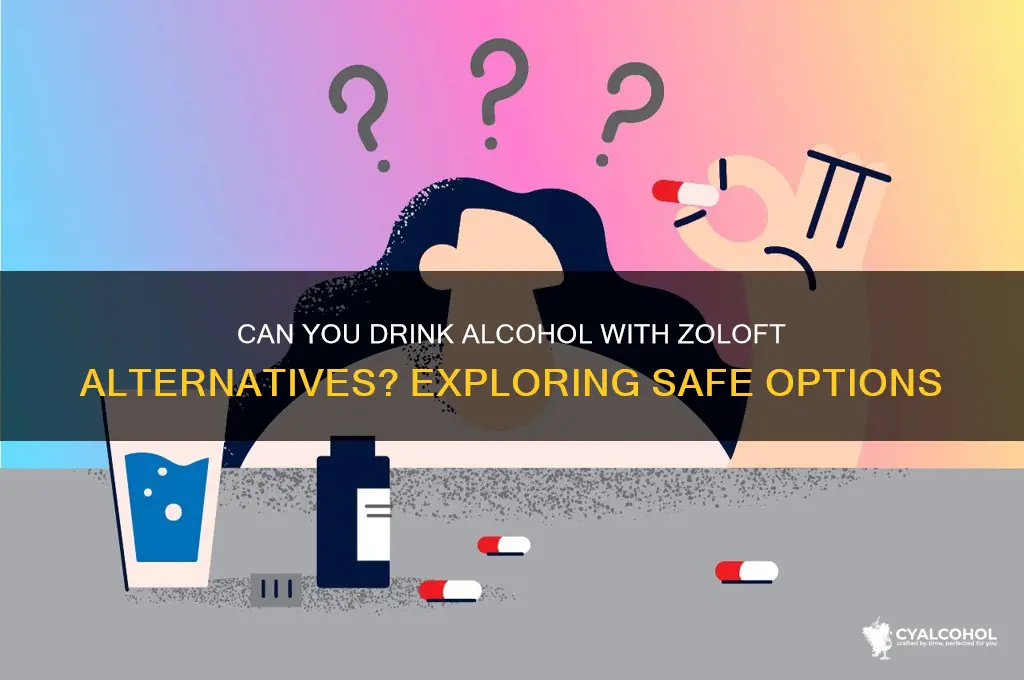 are there any zoloft equivalents which allow alcohol