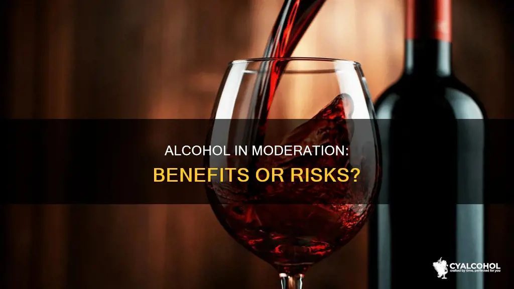 are there benefits to drinkling a little bit of alcohol