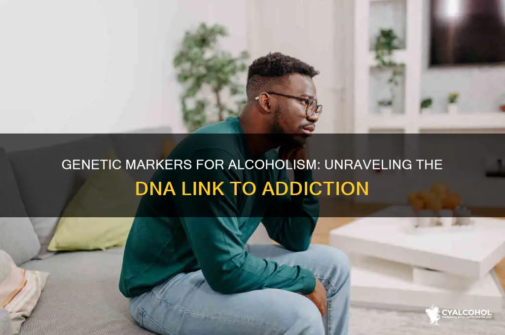 are there genetic markers for alcoholism