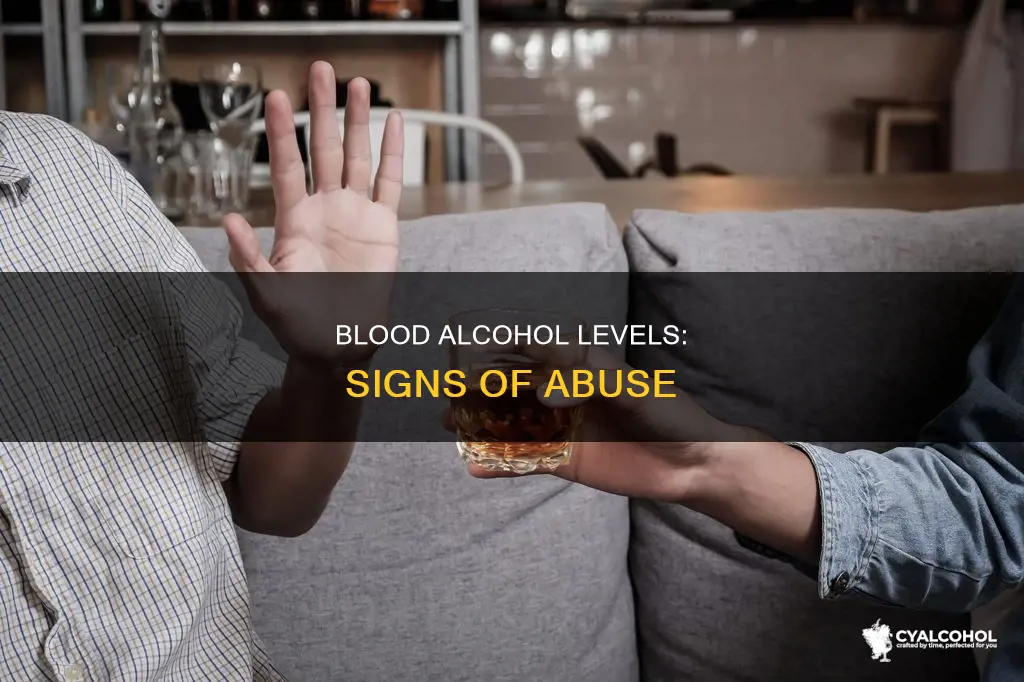 are there signs of alcohol abuse in the bloodstream