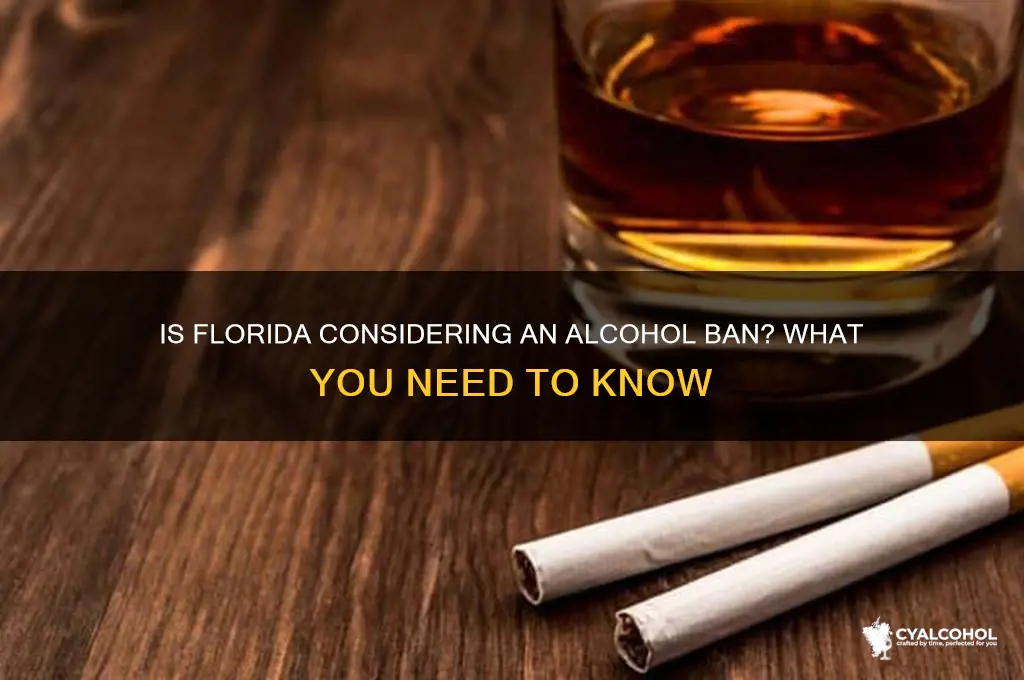 are they banning alcohol in florida