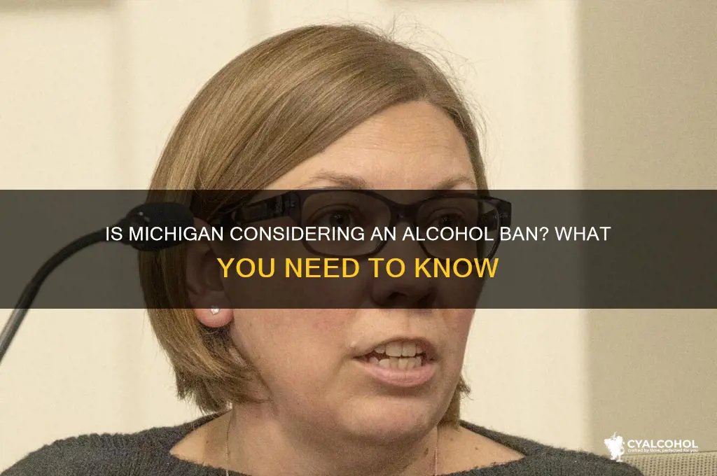 are they banning alcohol in michigan