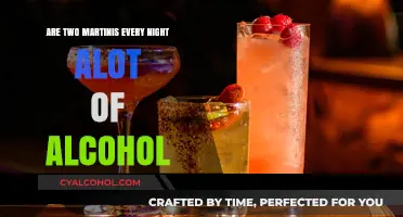 Is Drinking Two Martinis Every Night Considered Excessive Alcohol Consumption?