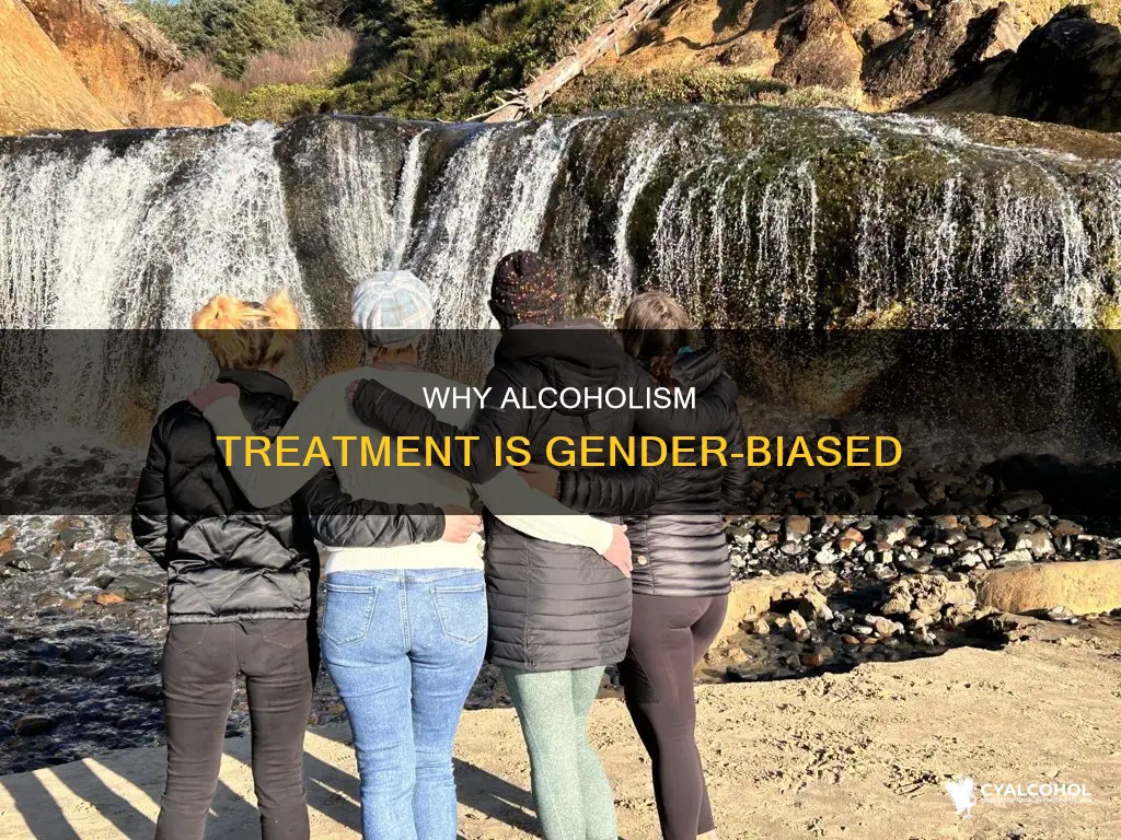 are women less likely to recieve treatment for alcoholism