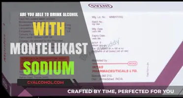 Can You Drink Alcohol While Taking Montelukast Sodium?