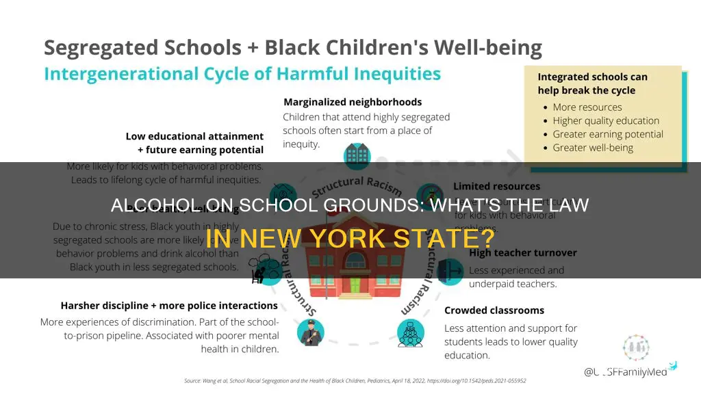 are you allowed closed alcohol on school grounds nys