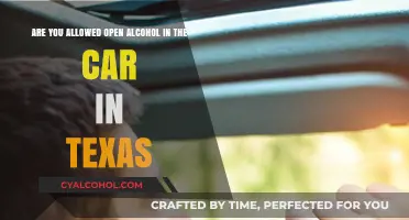 Texas Open Alcohol Laws: Car Edition