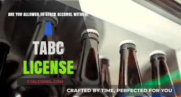 Can You Stock Alcohol Without a TABC License?