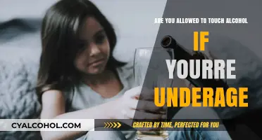 Underage Drinking: What's the Law on Touching Alcohol?