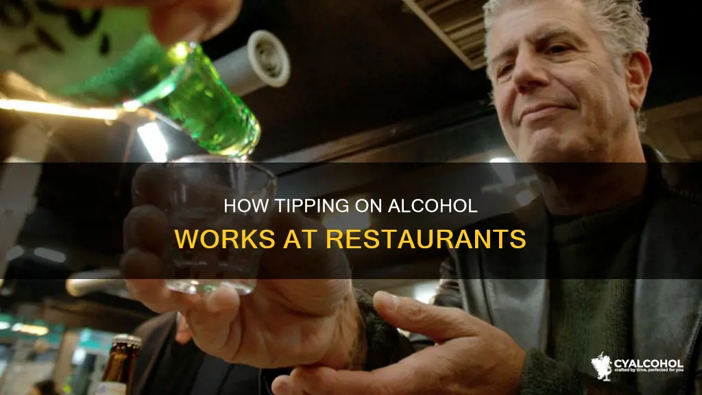 are you supposed to tip on alcohol at dinner