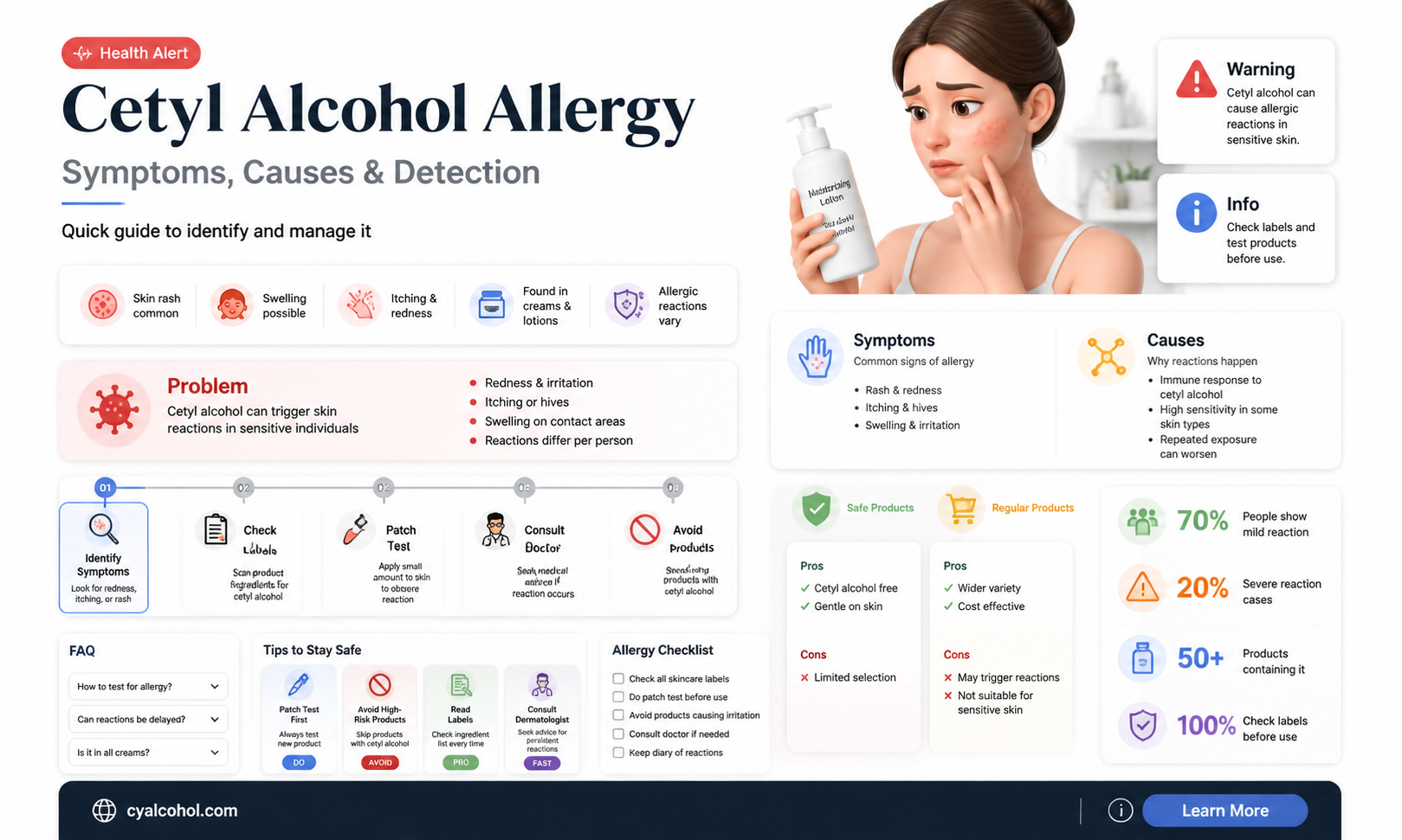 am i allergic to cetyl alcohol