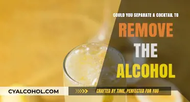 Separating Cocktails: Removing Alcohol, Keeping Taste