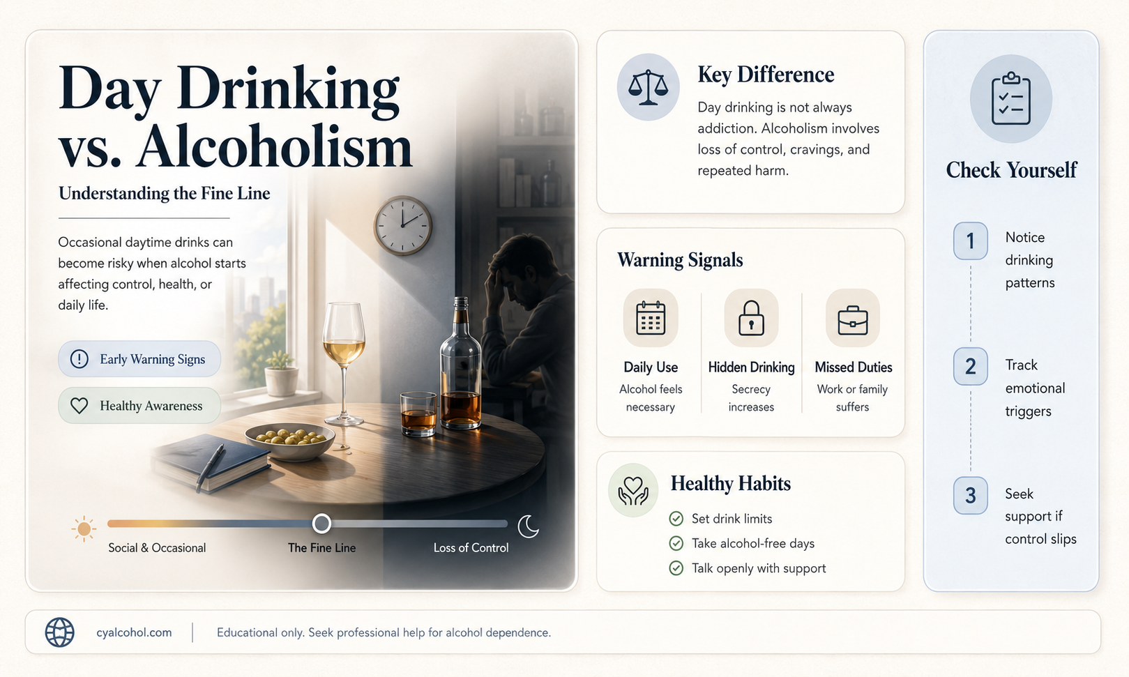 are daydrinkers alcoholics