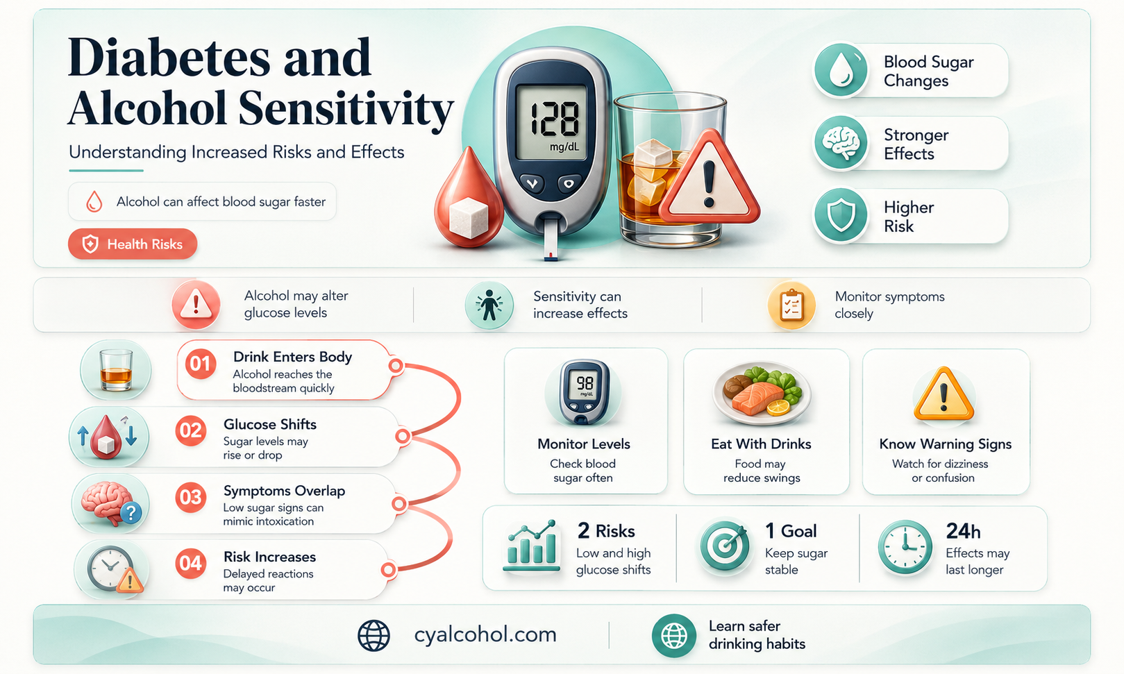 are diabetics more sensitive to alcohol