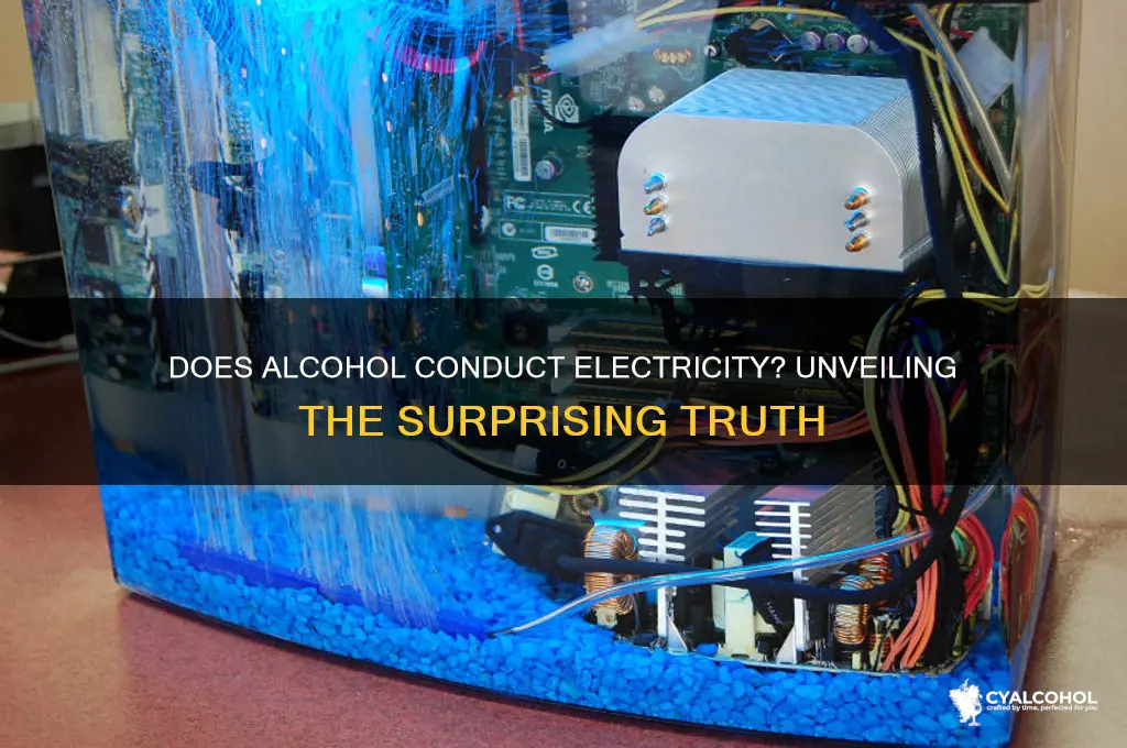 did alcohol conduct electricity