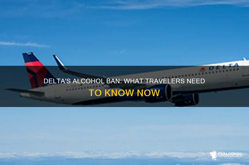 did delta ban alcohol