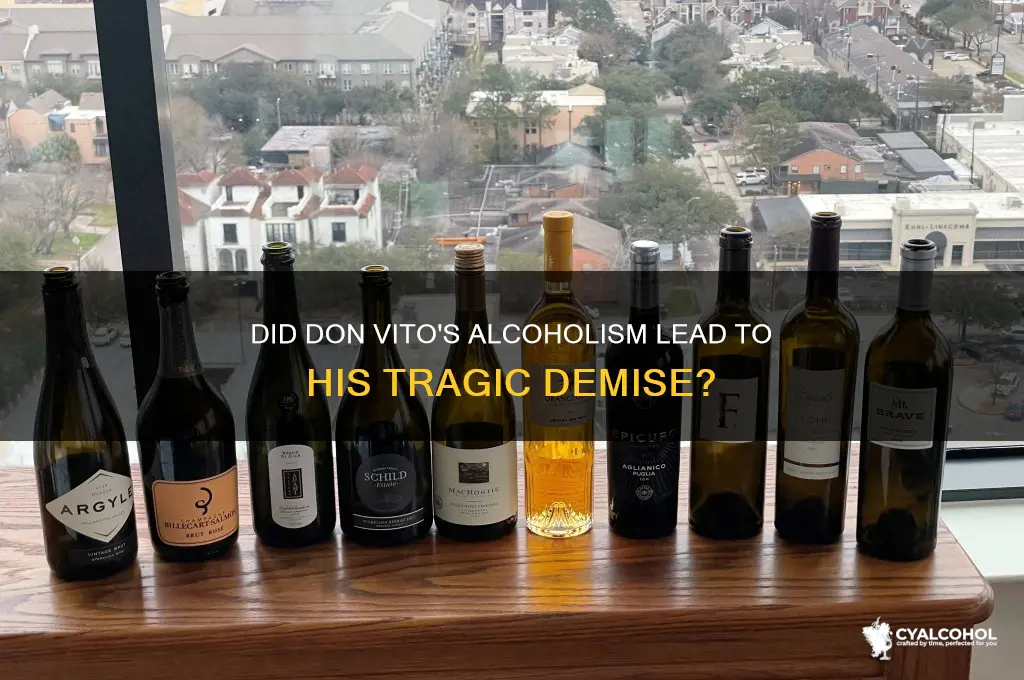 did don vito die from alcoholism