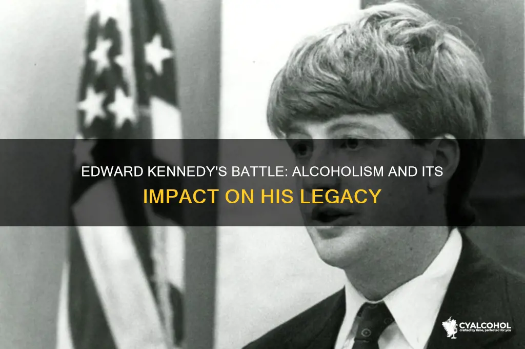 did edward kennedy suffer from alcoholism