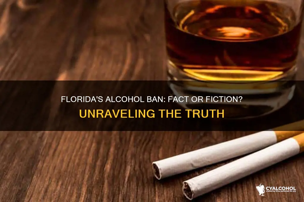 did florida ban alcohol