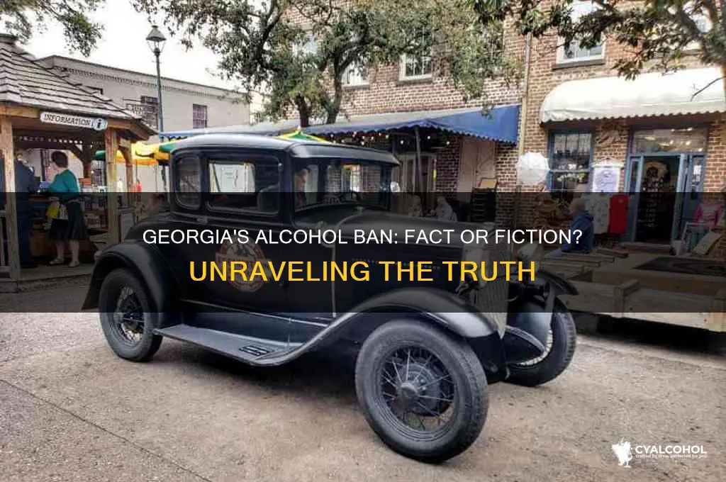 did georgia ban alcohol