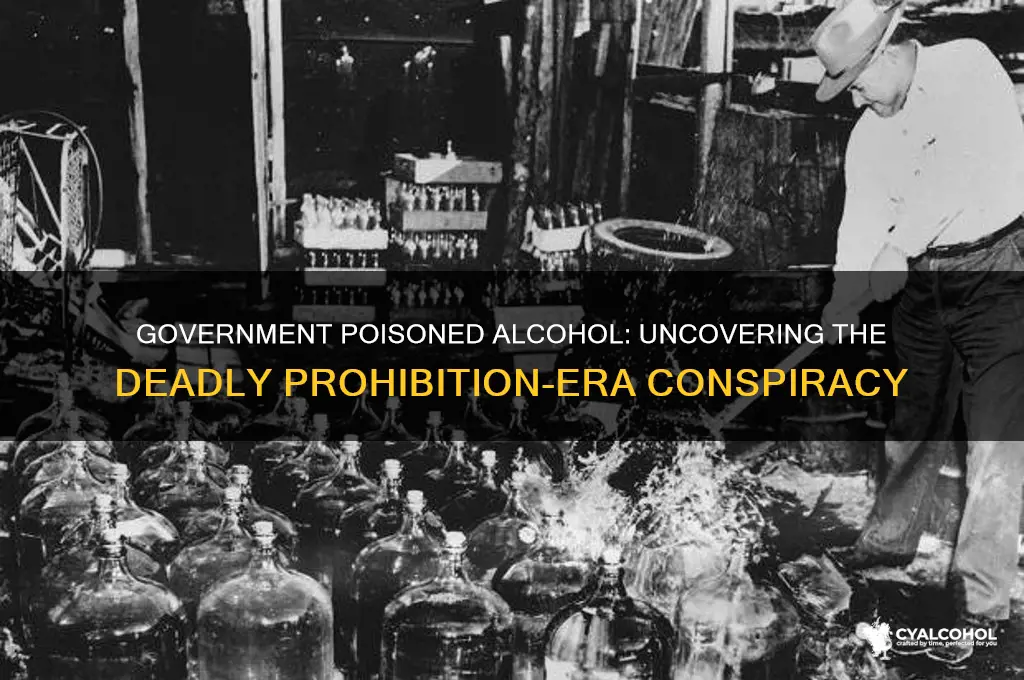 did government poison alcohol