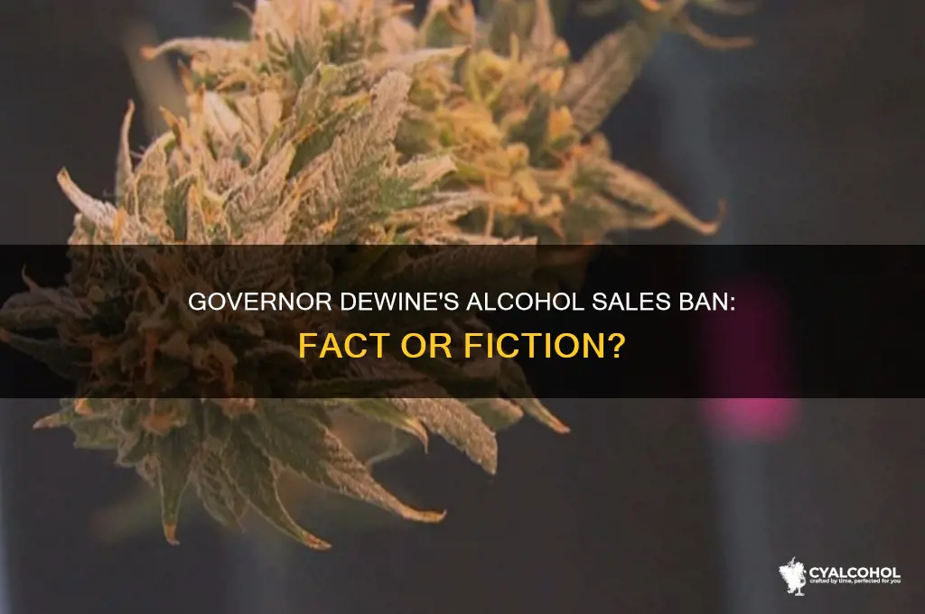 did governor dewine ban alcohol sales