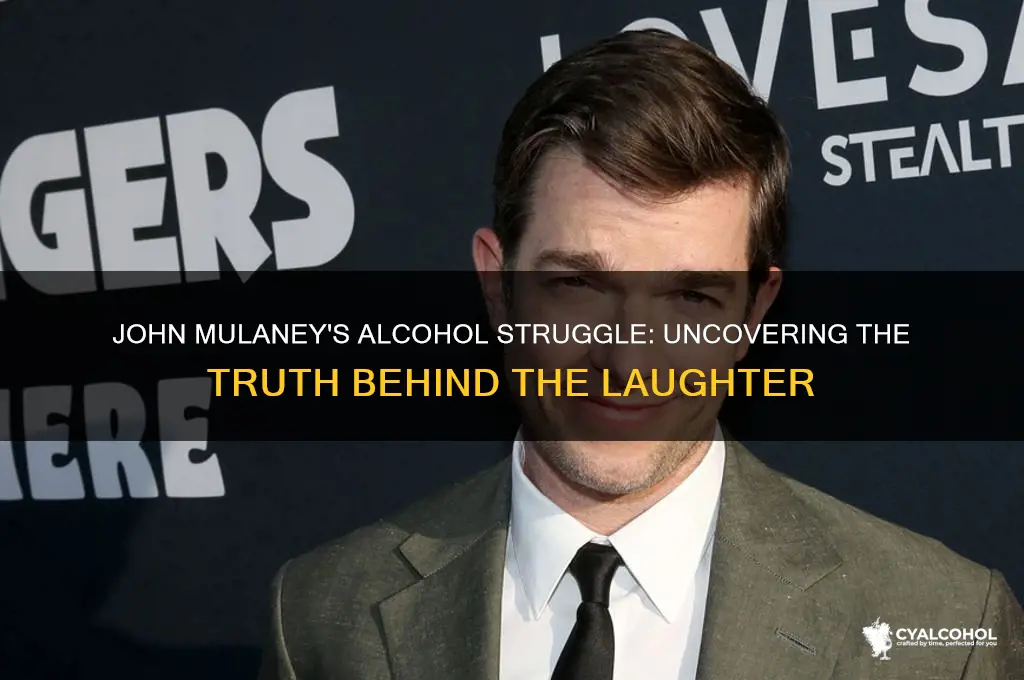 did john mulaney have a problem with alcohol