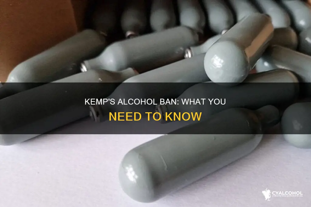 did kemp ban alcohol