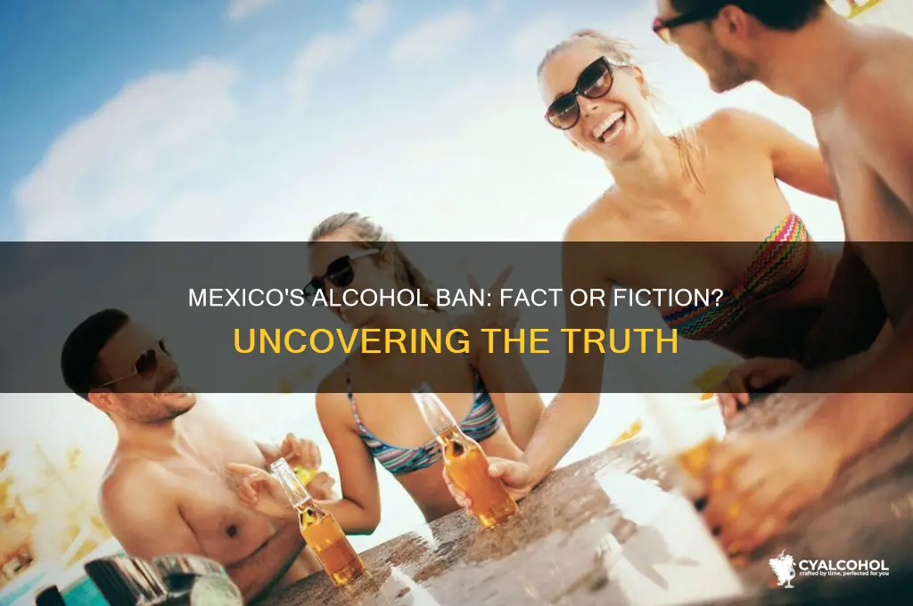 did mexico ban alcohol