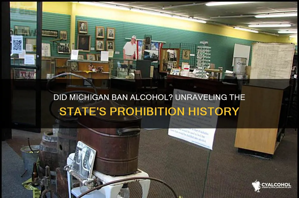 did michigan ban alcohol