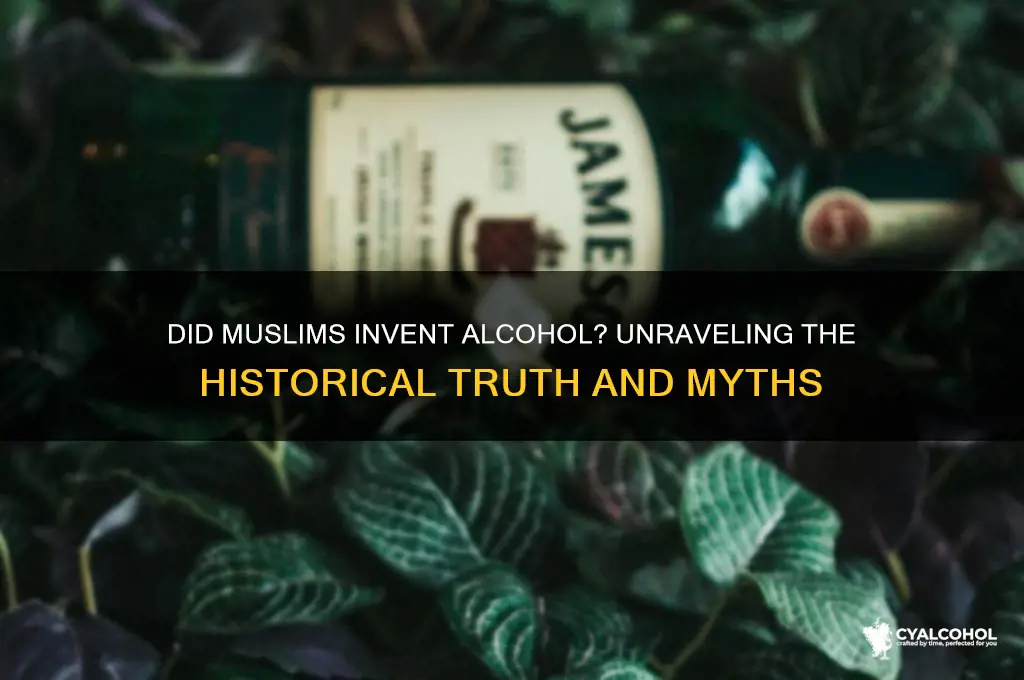 did muslims invent alcohol
