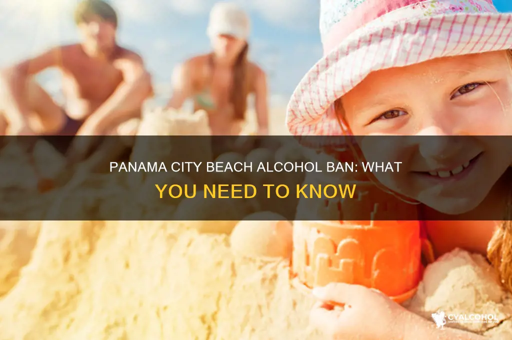 did panama city beach ban alcohol