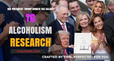 Trump's Salary Donation: Alcoholism Research Benefactor?