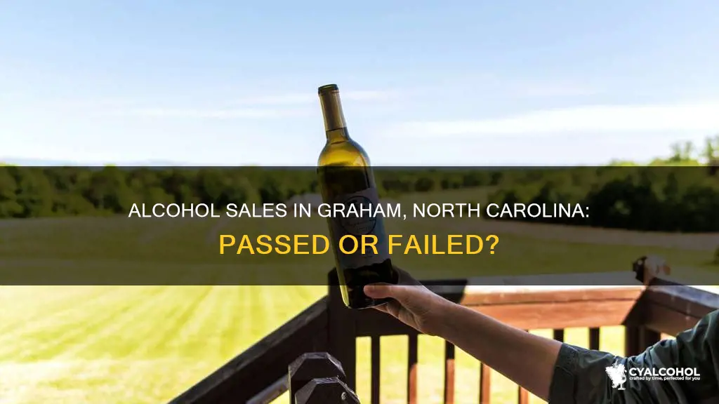 did the alcohol sales pass in graham north carolina