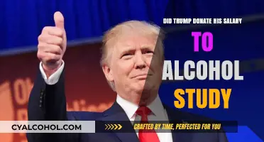 Trump's Salary Donation: Funding Alcohol Research or Political Move?