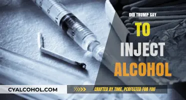 Trump's Controversial Remark: Did He Suggest Injecting Alcohol?