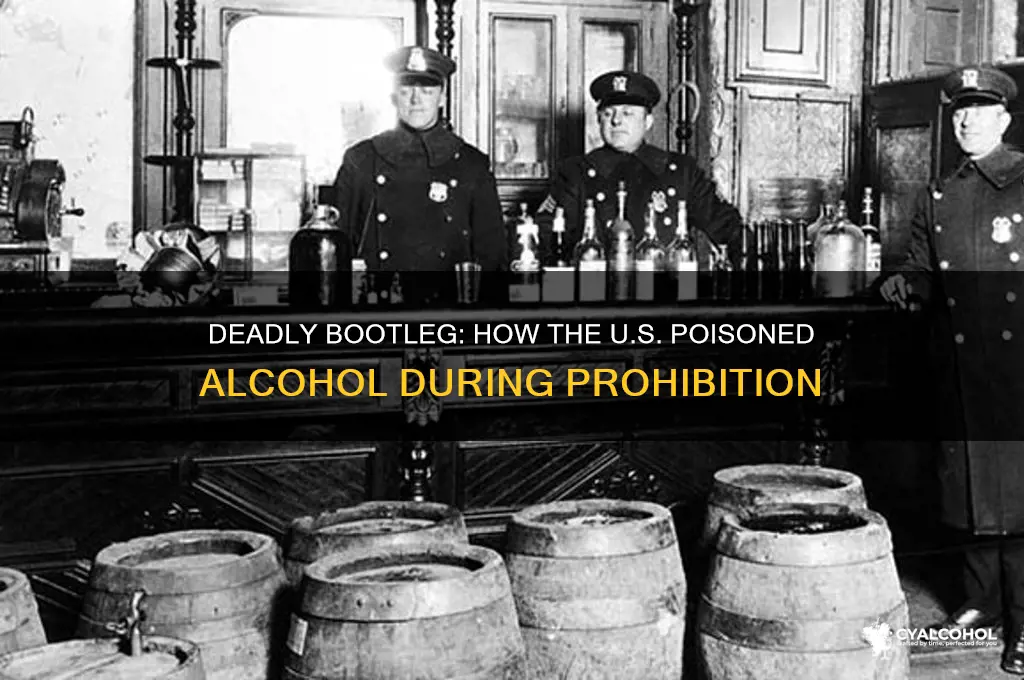 did us poison alcohol during prohibition