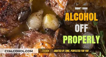Improper Alcohol Burn-Off: How It Affects Your Dish and Safety