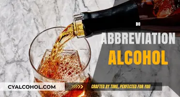 Understanding 'Do Abbreviation Alcohol': Decoding Common Drinking Terms and Slang