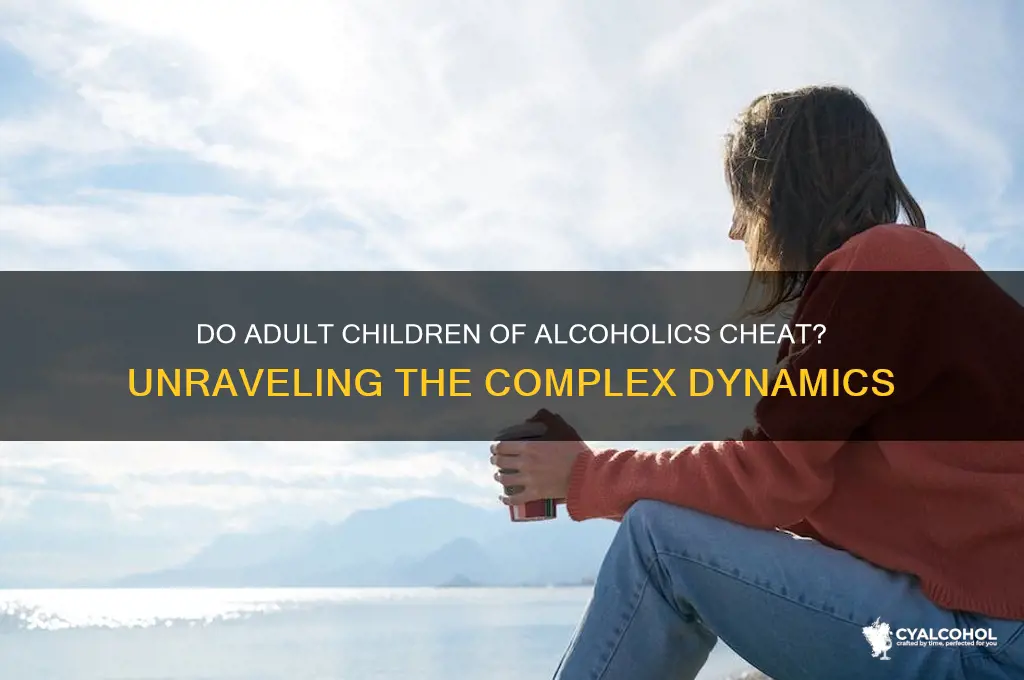 do adult children of alcoholics cheat