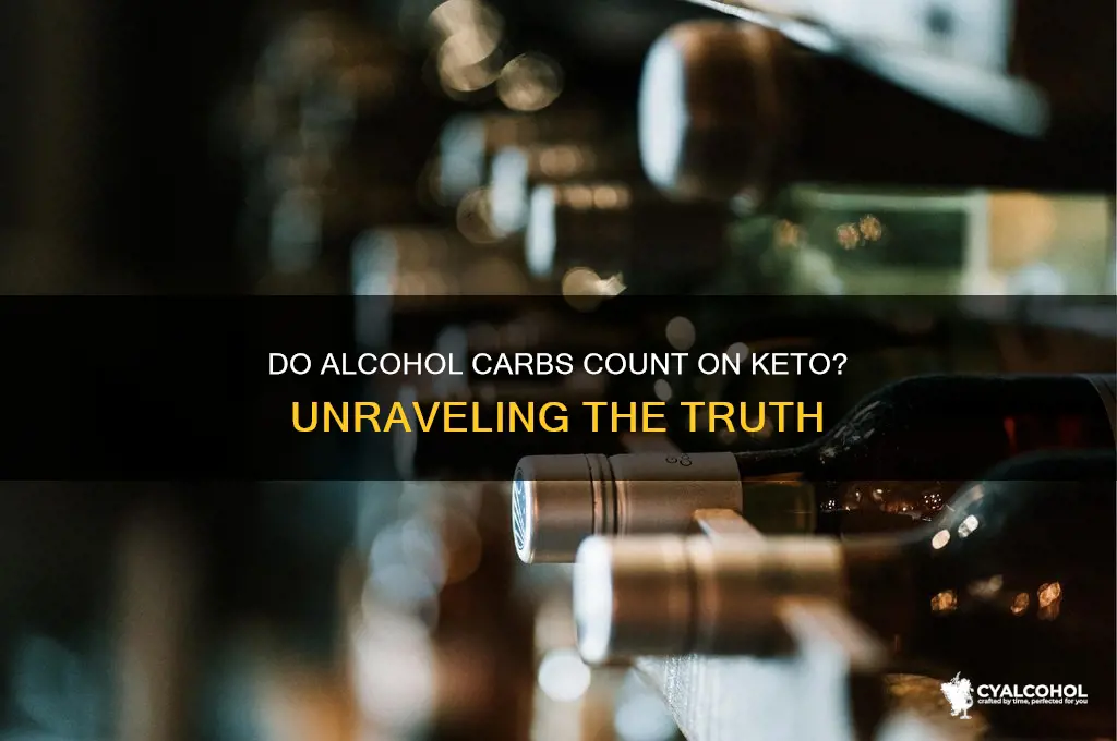 do alcohol carbs count on keto