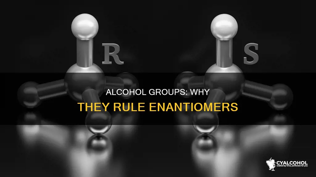 do alcohol groups have priority over floro in enantiomer