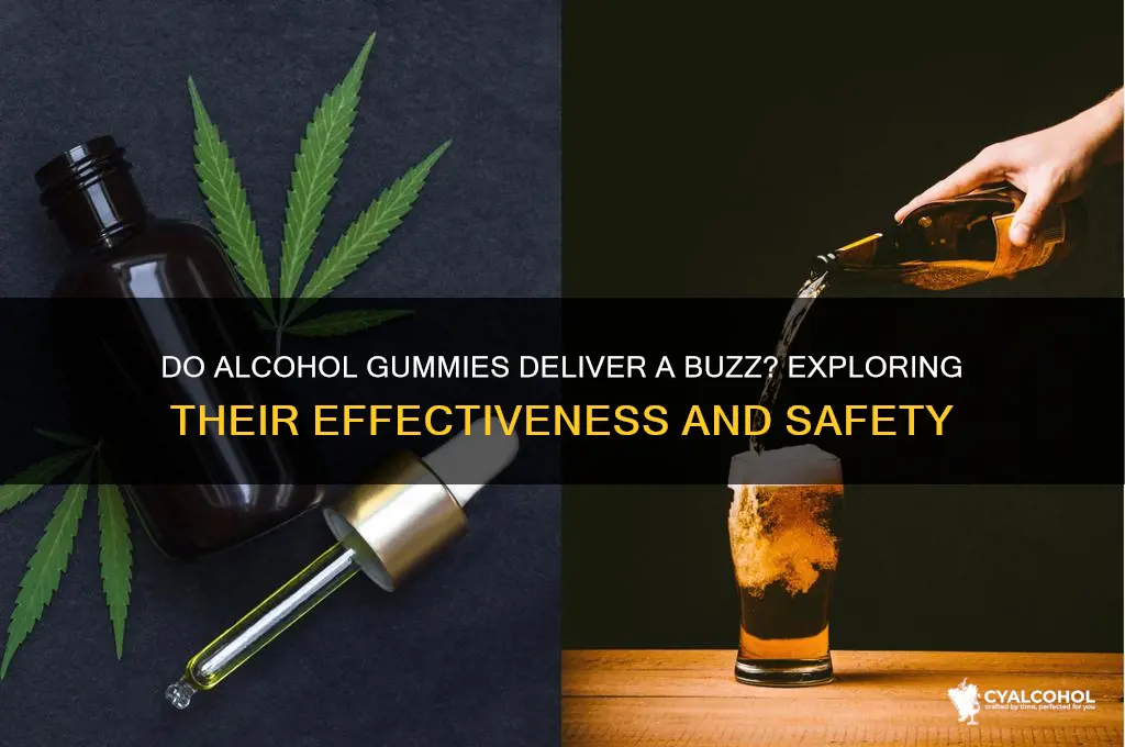 do alcohol gummies work