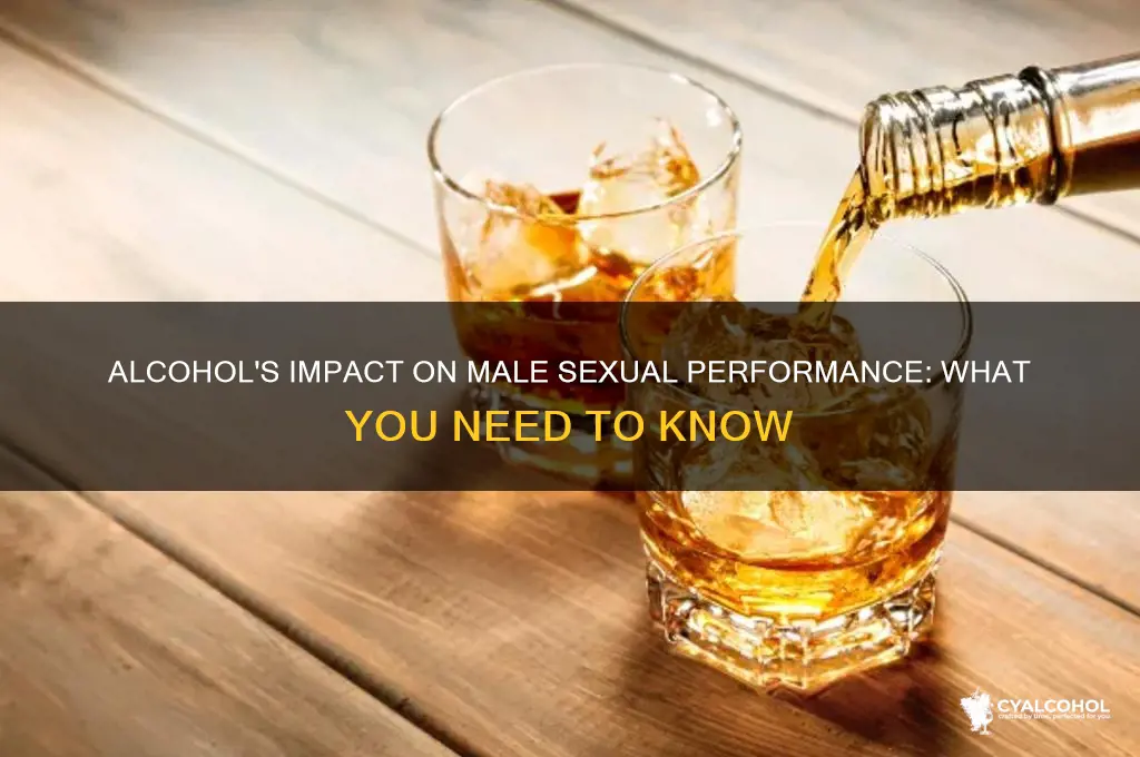 do alcohol interfeers with man sexual hard in