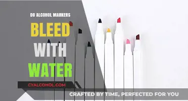 Do Alcohol Markers Bleed When Exposed to Water? A Comprehensive Guide