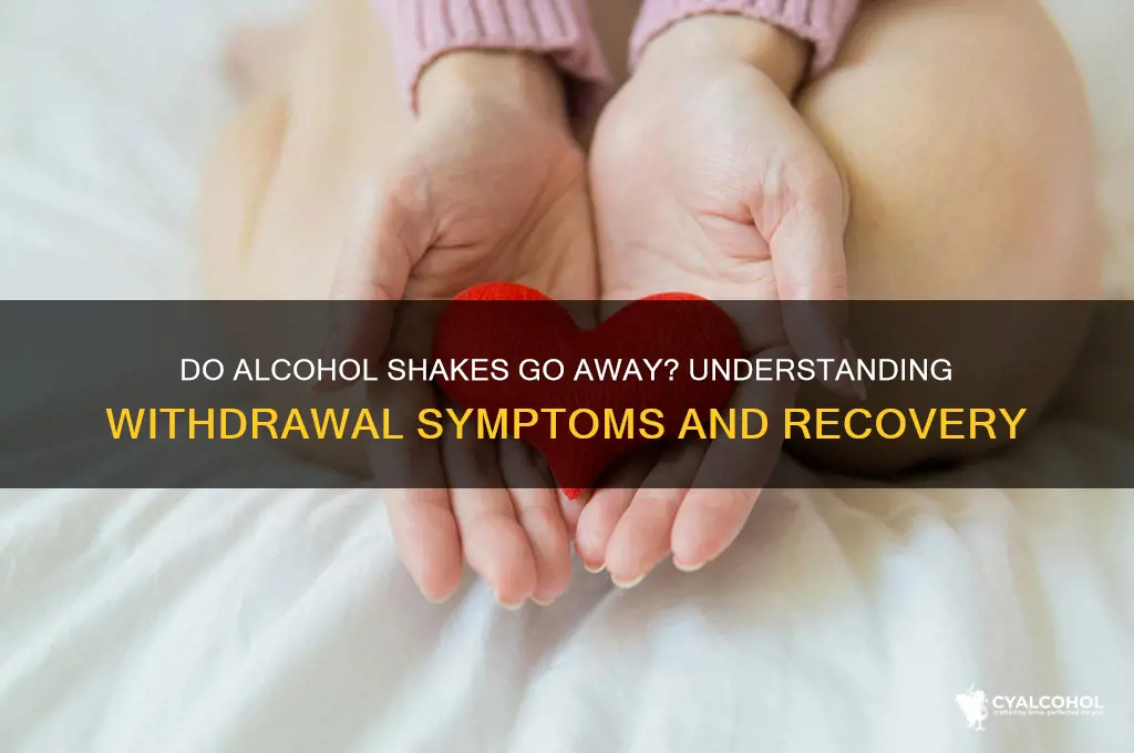 do alcohol shakes go away